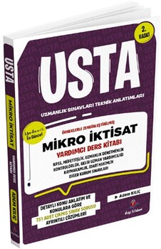  Dizgi Kitap KPSS Kaymakamlık Hakimlik ve Uzmanlık Sınavları Mikro İktisat USTA Yardımcı Ders Kitabı