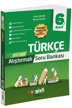  Gizli Yayınları 6. Sınıf Türkçe Alıştırmalı Soru Bankası