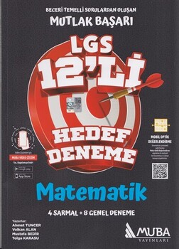  Muba Yayınları 8. Sınıf LGS Matematik 12 li Hedef Deneme