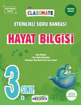  Okyanus Yayınları 3. Sınıf Hayat Bilgisi Classmate Etkinlikli Soru Bankası