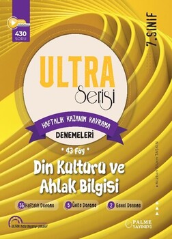  Palme Yayınları 7. Sınıf Din Kültürü Ve Ahlak Bilgisi Ultra Serisi Denemeleri 43 Föy