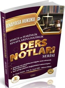  Savaş Yayınları HUKAL HMGS HAKİMLİK Anayasa Hukuku Ders Notları