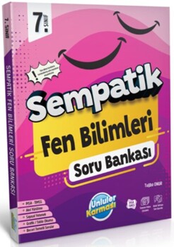  Ünlüler Karması 7. Sınıf Fen Bilimleri Sempatik Soru Bankası