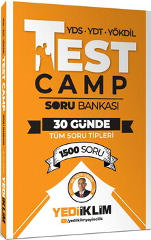  Yediiklim YDS YDT YÖKDİL Test Camp Soru Bankası