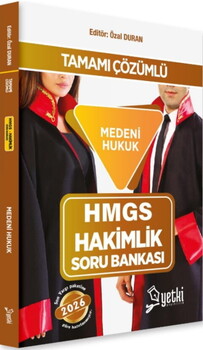  Yetki Yayınları 2026 Hakimlik Medeni Hukuk Soru Bankası