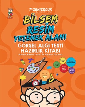  Zeki Çocuk Bilsem Resim Yetenek Alanı Görsel Algı Testi Hazırlık Kitabı