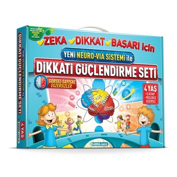  Adeda Yayıncılık Dikkati Güçlendirme Seti 4 Yaş