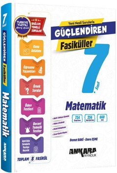 Ankara Yayıncılık 7. Sınıf Matematik Güçlendiren Fasikül Set