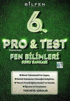  Bilfen Yayıncılık 6. Sınıf Fen Bilimleri ProTest Soru Bankası