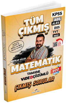  Dizgi Kitap KPSS MEB AGS ALES DGS TYT MSÜ Matematik Çıkmış Sorular