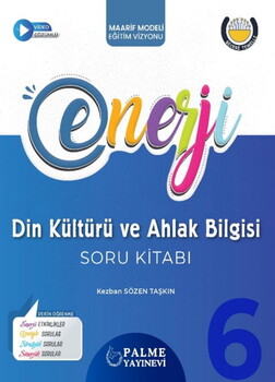  Palme Yayınları 6. Sınıf Din Kültürü ve Ahlak Bilgisi Enerji Soru Kitabı