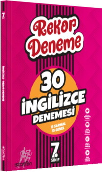  Startfen Yayınları 7. Sınıf İngilizce Rekor Deneme