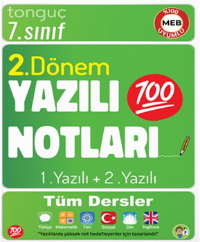 Tonguç Akademi 7. Sınıf Yazılı Notları 2. Dönem 1 ve 2. Yazılı
