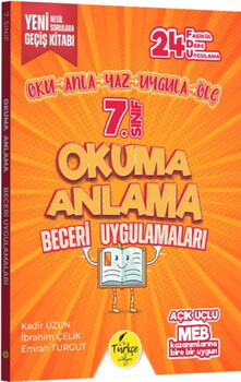  Türkçe Atölyesi 7. Sınıf Okuma Anlama Beceri Uygulamaları