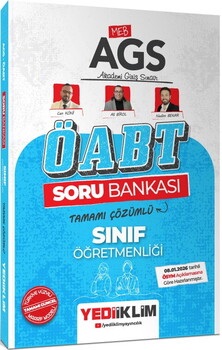  Yediiklim Yayınları 2026 MEB AGS Sınıf Öğretmenliği Soru Bankası