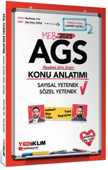 Yediiklim  MEB AGS Sözel Yetenek Sayısal Yetenek Konu Anlatımı
