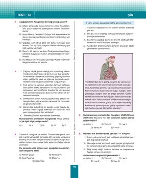  Zafer Yayınları AYT Edebiyat Soru Bankası