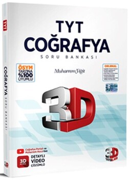  3D Yayınları TYT Coğrafya Soru Bankası