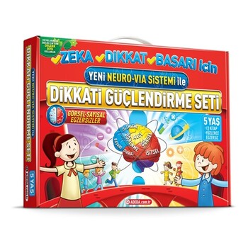  Adeda Yayıncılık Dikkati Güçlendirme Seti 5 Yaş
