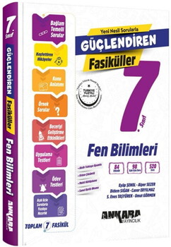 Ankara Yayıncılık 7. Sınıf Fen Bilimleri Güçlendiren Fasikül Set