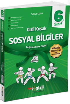 Gizli Yayınları 6. Sınıf Sosyal Bilgiler Gizli Kuşak Değerlendirme Föyleri