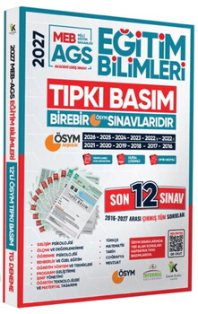 İnformal Yayınları 2027 MEB AGS Eğitim Bilimleri ÖSYM Çıkmış Soru Tıpkı Basım Kitapçıkları 12li Deneme