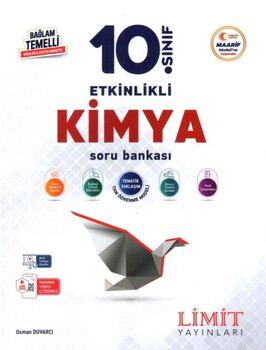 Limit Yayınları 10. Sınıf Kimya Etkinlikli Maarif Soru Bankası