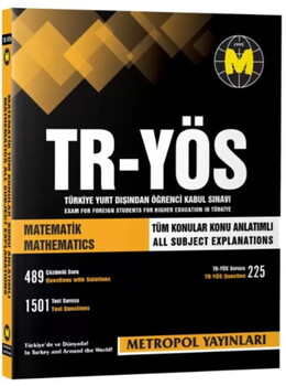 Metropol Yayınları TR YÖS Matematik Tüm Konular Konu Anlatımlı