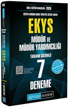  Pegem Akademi 2026 MEB EKYS Müdür ve Yardımcılığı 7 Deneme