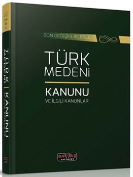  Savaş Yayınları Türk Medeni Kanunu ve İlgili Kanunlar