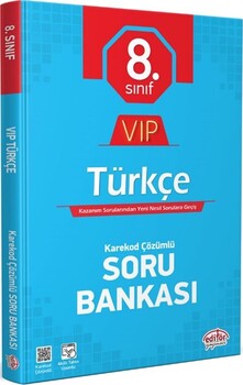  Editör Yayınları 8. Sınıf VIP Türkçe Soru Bankası