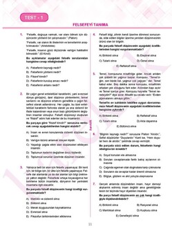  Karekök Yayınları AYT Felsefe Grubu Soru Bankası