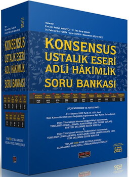  Savaş Yayınları Konsensus Ustalık Eseri Adli Hakimlik Soru Bankası