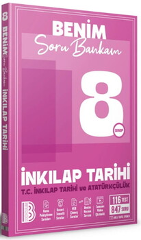 Benim Hocam Yayınları 8. Sınıf T.C. İnkılap Tarihi ve Atatürkçülük Soru Bankam