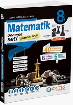  Çanta Yayınları 8. Sınıf Matematik Kazanım Sıralı Deneme Seti
