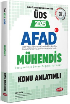  Data Yayınları 2025 ÜDS AFAD Mühendis Konu Anlatımlı