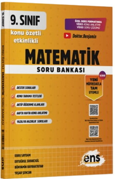  ENS Yayıncılık 9. Sınıf Matematik Etkinlikli Soru Bankası