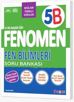  Fenomen Okul Yayınları 5. Sınıf Fen Bilimleri B Fenomen Soru Bankası