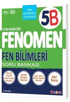  Fenomen Okul Yayınları 5. Sınıf Fen Bilimleri B Fenomen Soru Bankası