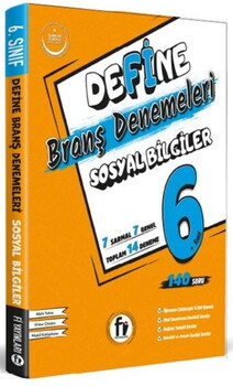 Fi Yayınları 6. Sınıf Define Sosyal Bilgiler Branş Denemeleri
