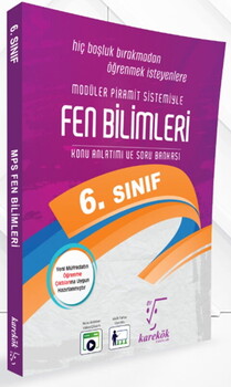  Karekök Yayınları 6. Sınıf Fen Bilimleri MPS Konu Anlatımlı Soru Bankası