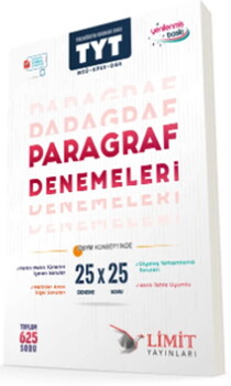  Limit Yayınları TYT MSÜ KPSS DGS Paragraf 25 X 25 Denemeleri