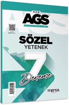  Marka Yayınları MEB AGS Sözel Yetenek 7 Deneme