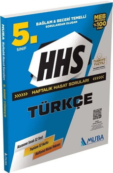Muba Yayınları 5. Sınıf Türkçe HHS Haftalık Hasat Soruları