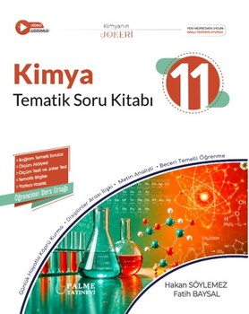 Palme Yayınları 11. Sınıf Kimya Joker Tematik Soru Kitabı