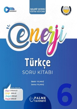  Palme Yayınları 6. Sınıf Türkçe Enerji Soru Kitabı
