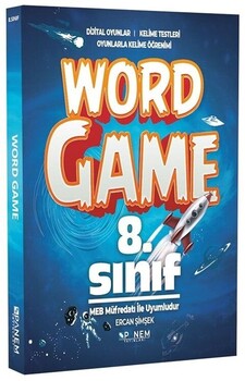  Panem Yayınları 8. Sınıf İngilizce Game Word Kelime Testleri