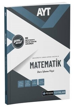  Pegem Yayınları AYT Matematik Ders İşleme Föyü