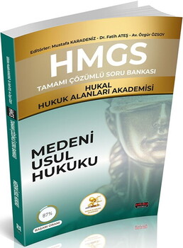  Savaş Yayınları HMGS Medeni Usul Hukuku Soru Bankası