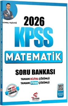  Tekrar Akademi 2026 KPSS Matematik Soru Bankası